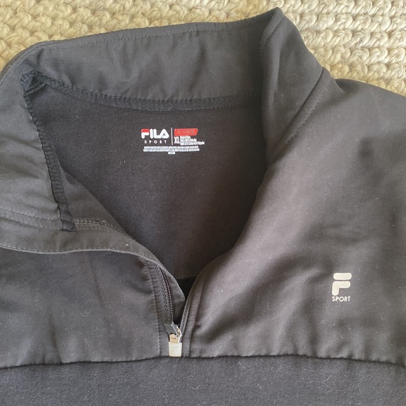 Fila Sport Quarter-Zip Pullover XL - Picture 3 of 6